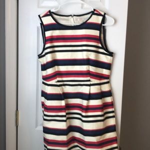 Jcrew striped dress, size 10